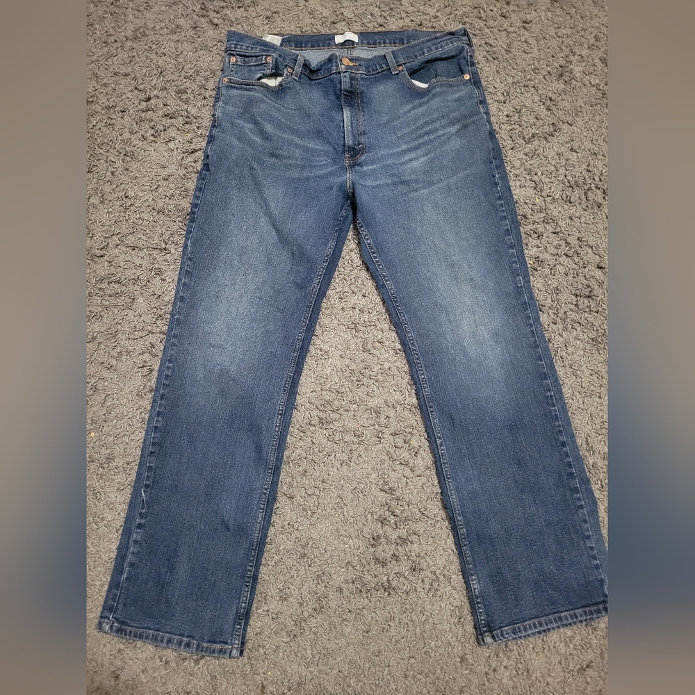 Levis Denizen Mens Jeans 285 Relaxed Blue Flex Fabric 40x32 New without tags